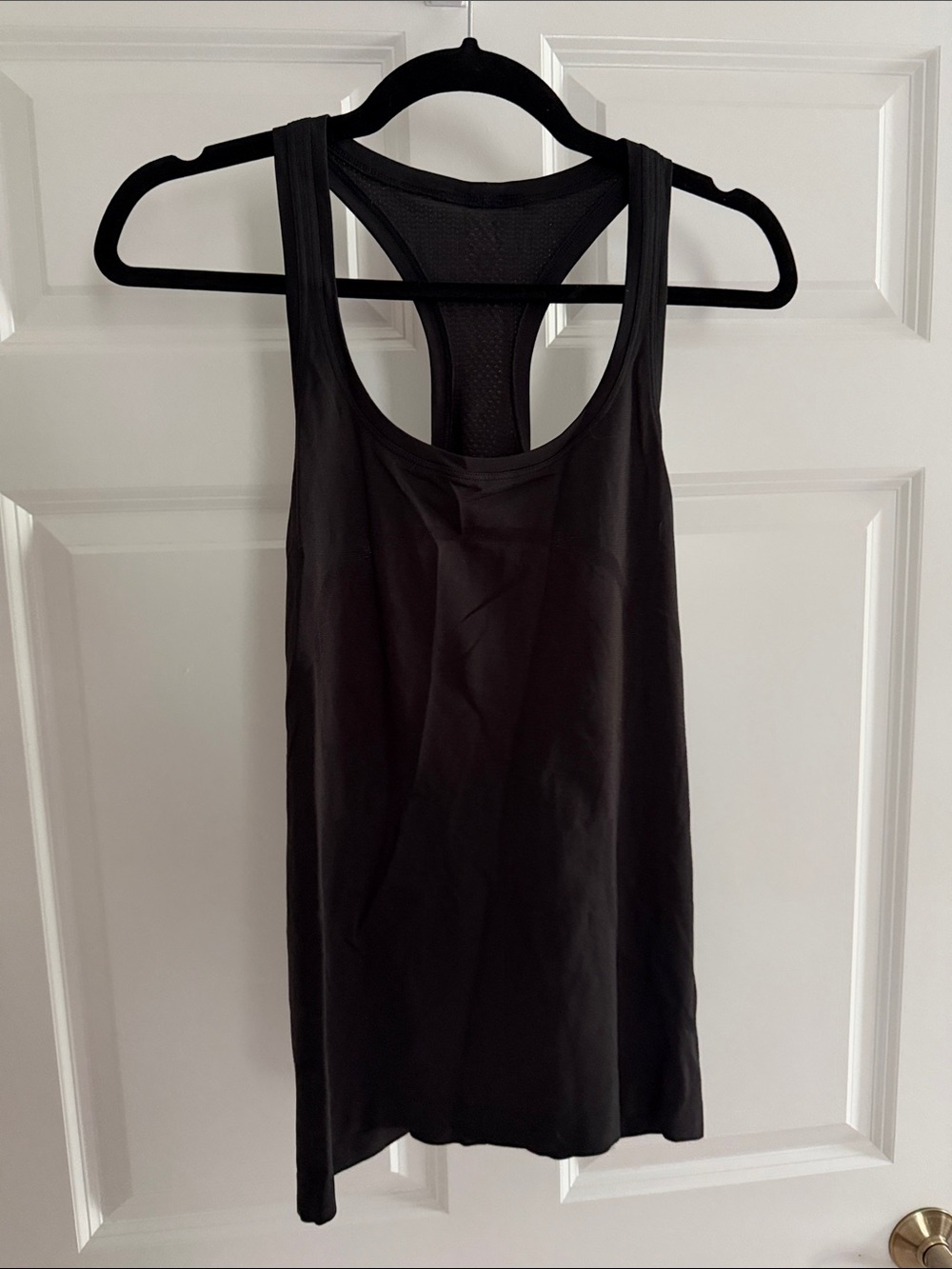 Lulu Womens Black Racerback Tank Top - Classic Active Layer
